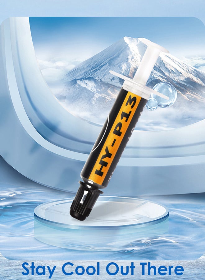 Premium Performance Thermal Paste for Cooling All Processors CPU GPU PC PS4 Xbox Computers and Consoles High Thermal Conductivity Thermal Paste Long Durability Safe Application Non-Conductive - Image 3