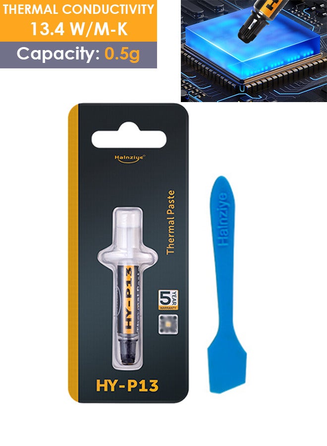 Premium Performance Thermal Paste for Cooling All Processors CPU GPU PC PS4 Xbox Computers and Consoles High Thermal Conductivity Thermal Paste Long Durability Safe Application Non-Conductive - Image 1