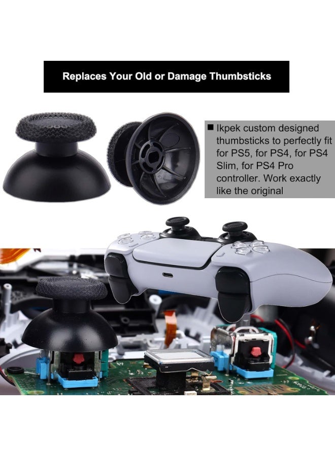 6pcs Analog 3D Joysticks Replacement for PS5 Controller, Joysticks Part with Repair Screwdriver Kit for Playstation 5 DualSense Controller - Image 3