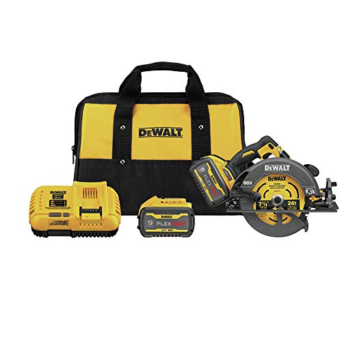 DEWALT FLEXVOLT 60V MAX* Circular Saw with Brake Kit, 7-1/4-Inch (DCS578X2) - Image 1