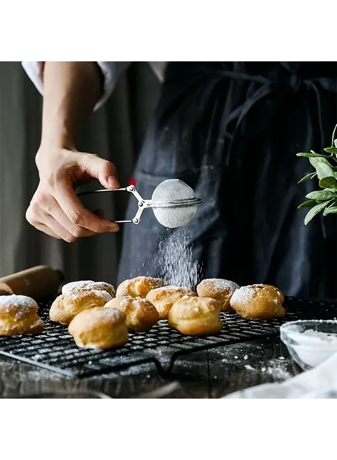Stainless Steel Handheld Sieve And Shaker For Baking Sugar Flour Duster - Image 1