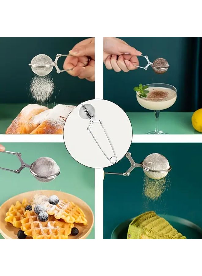 Stainless Steel Handheld Sieve And Shaker For Baking Sugar Flour Duster - Image 3