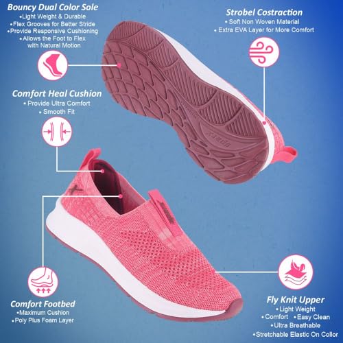 SPARX Sports Shoe SL-246 Red for Women - Image 3