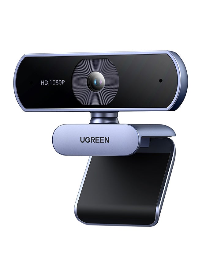 Ugreen 1080P Webcam with USB HD Microphone, 1080P/30fps 720P/60fps Stream Camera, with Auto Light Correction, Dual Noise Reduction Microphones, for Skype/Facebook/Youtube, Laptop/PC, Plug and Play - Image 1