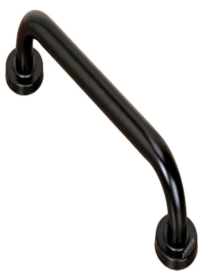 PEFKO PFK057 Stainless Steel Wall Mounted Grab Bar, Towel Bar, Bathtub Rails, Safety Hand Support Balance Handle Bars, Bathroom Accessories for Home, Hotel (Black [ Pack of 1 ], 9 INCH) - Image 1