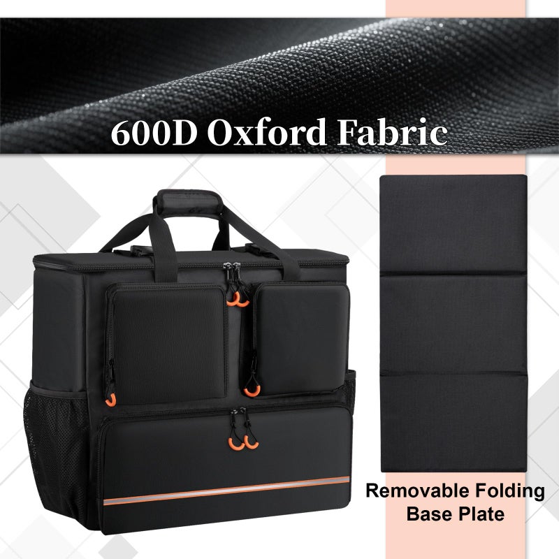 Wigojoy Computer Desktop Tower Large Carrying Case, PC Travel Case for Computer's Box for Moving, Portable Gaming Backpack for Keyboard, Mouse and Accessories, Bag Compatible with ATX/M-ATX mainframe chassis - Image 4