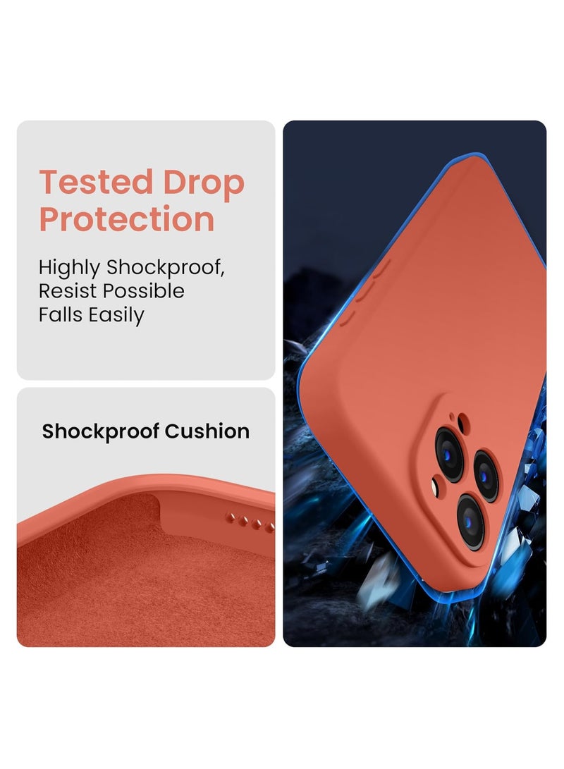 ELTRAZONE Designed for iPhone 15 Pro Max Case, Silicone Upgraded [Camera Protection] for iPhone 15 ProMax Case with [2 Screen Protectors], Anti-Scratch Microfiber Lining, 6.7 inch, Pink Pomelo - Image 4