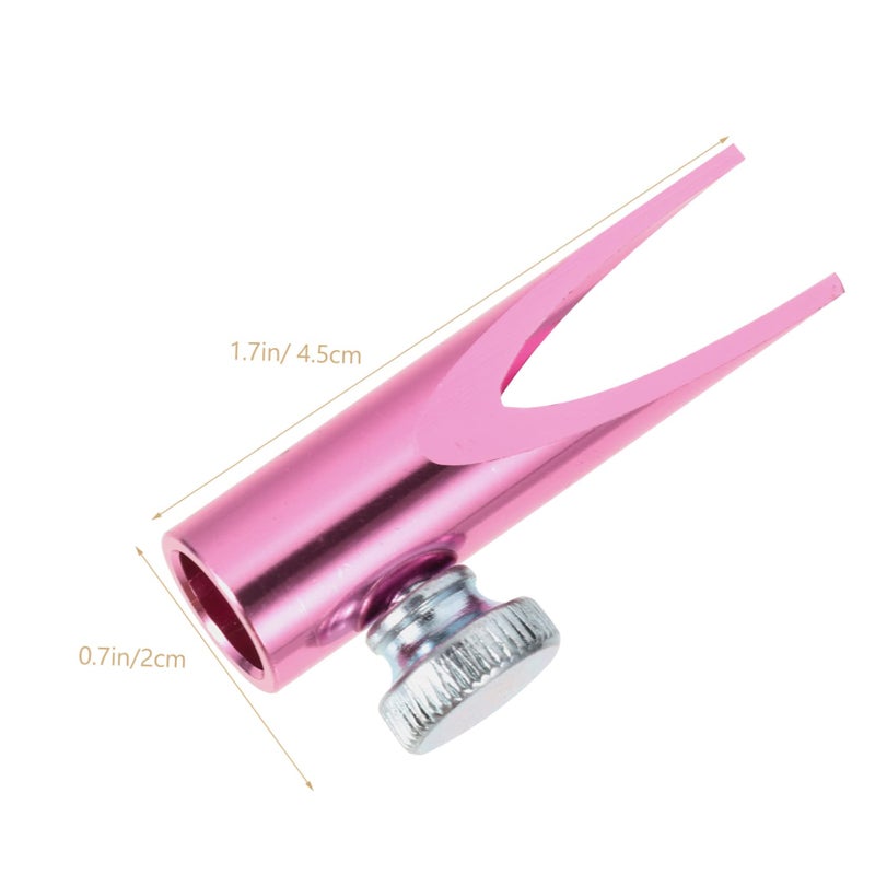 Pink Dual Sided Manual Pencil Sharpener Portable For Eyebrow Pencils Easy To Use - Image 3
