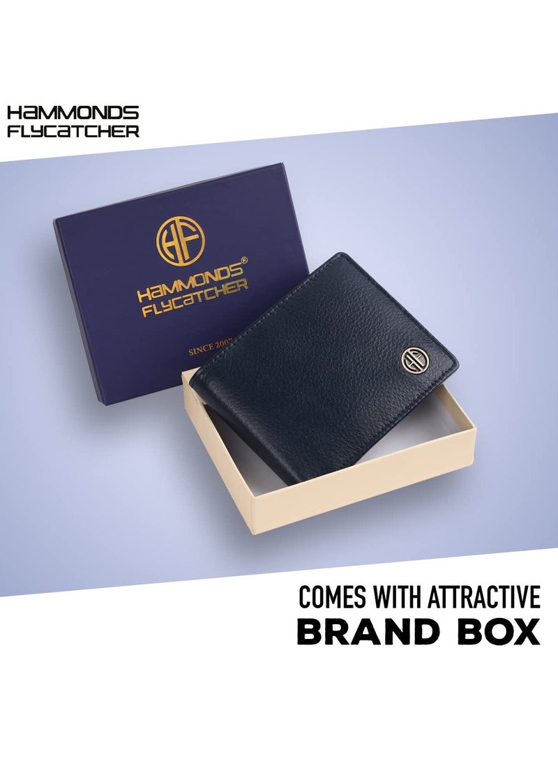  هاموندز فلاي كاتشر محفظة جلدية أصلية للرجال محفظة نقود جلدية محمية بتقنية  متطورة  ثنائية الطية 4 فتحات للبطاقات وجيب للعملات المعدنية و جيوب مخفية - Image 2