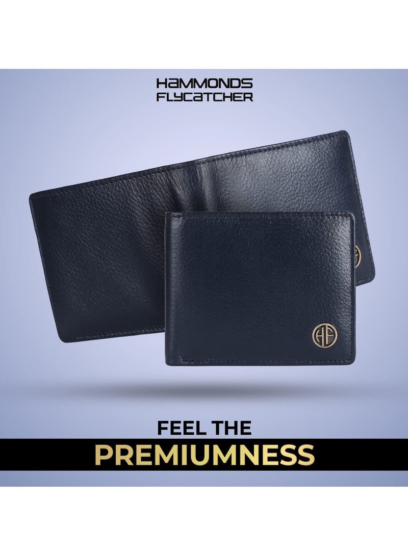  هاموندز فلاي كاتشر محفظة جلدية أصلية للرجال محفظة نقود جلدية محمية بتقنية  متطورة  ثنائية الطية 4 فتحات للبطاقات وجيب للعملات المعدنية و جيوب مخفية - Image 5