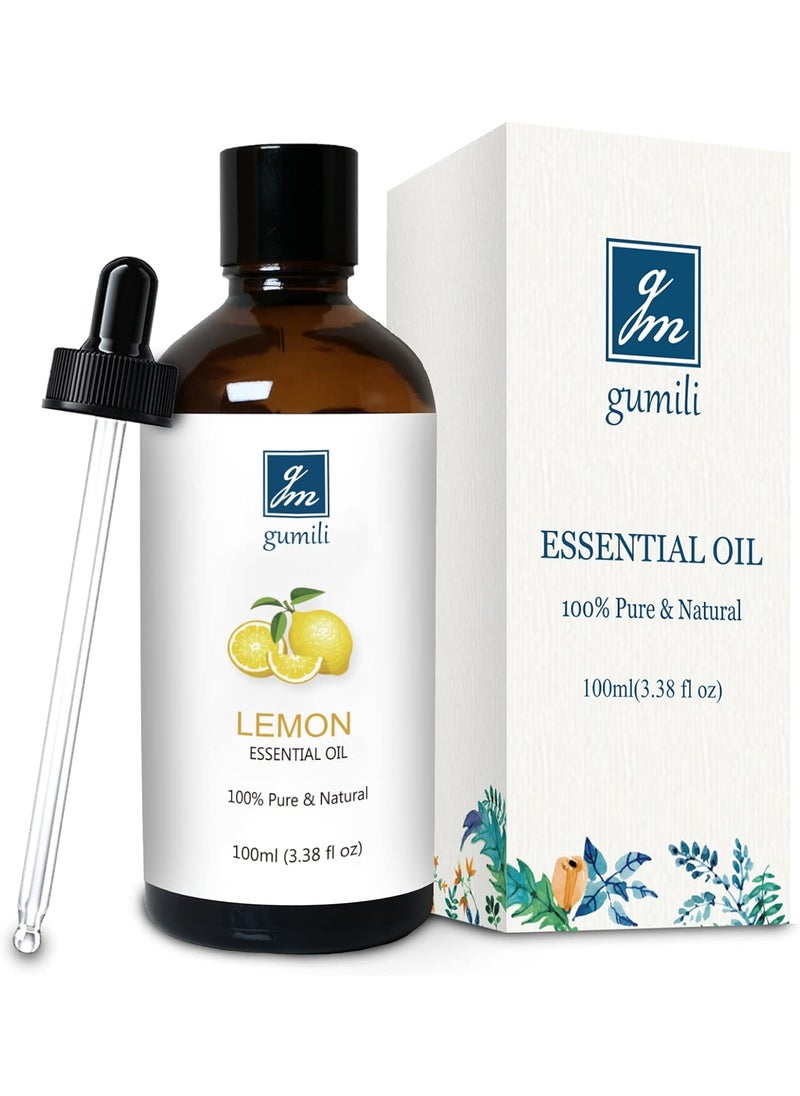 gm gumili Lemon Essential Oil for Diffuser Household DIY Crafts, 100ML 