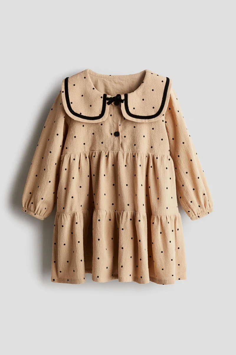 H&M Collared cotton dress