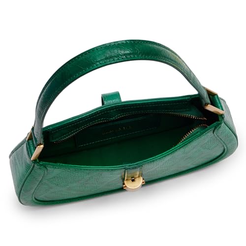 Miraggio Womens Aria Shoulder Bag Stylish | Small Handbag | For Travelling, Party & Everyday Use | Gift, Green - Image 4