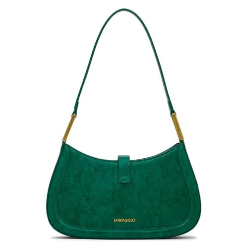 Miraggio Womens Aria Shoulder Bag Stylish | Small Handbag | For Travelling, Party & Everyday Use | Gift, Green - Image 5
