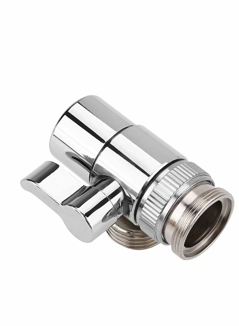 Faucet Diverter,  Bathroom Kitchen Basin Brass Sink Faucet Splitter Diverter Valve To Hose Adapter Connector M24 Hose Attachment, Sink Faucet... - Image 4