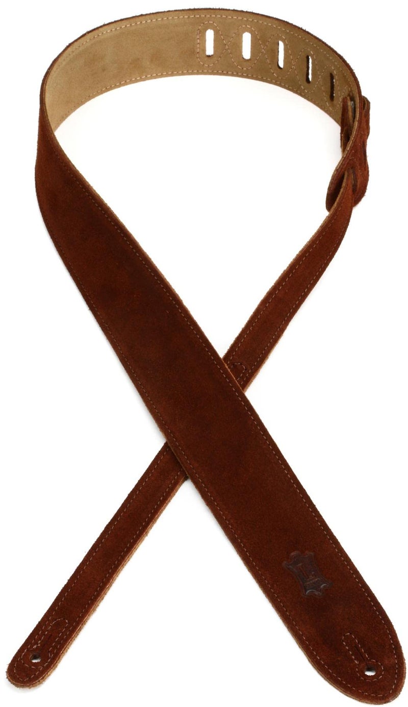 Levy's Leathers 2" Suede Leather Strap Brown,Brown - Image 1