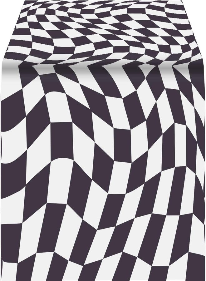 Talking Tables | 120x180 Black & White Alice in Wonderland Paper Table Cover | Disposable Tablecloth, Home Recyclable, Supplies for Mad Hatter Tea Party, Onederland Birthday, Mother's Day, Baby Shower - Image 1