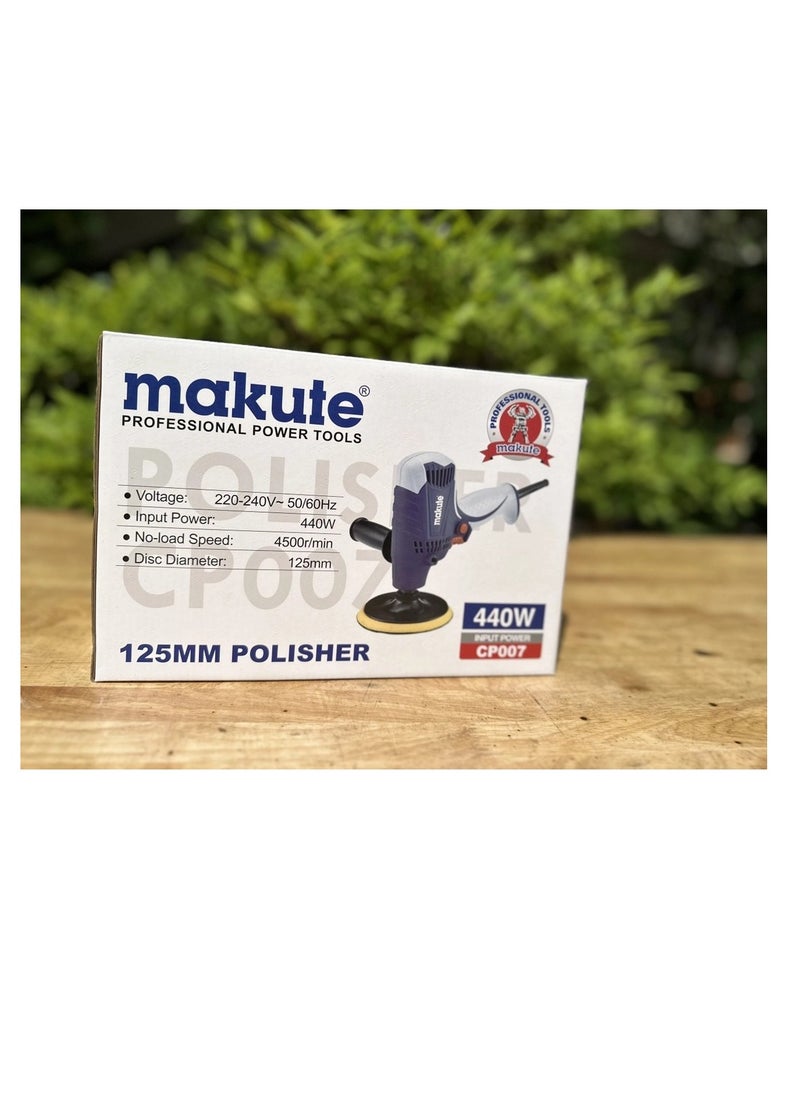 makute Makute Corded Polisher 440W Input Power  Speed Polisher,Car Polisher,Heavy Duty Machine For All Types Of Polishing (CP007)  - Image 4