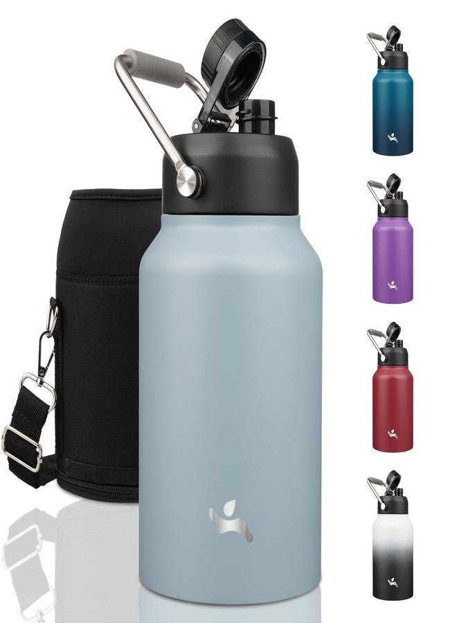 Konokyo Insulated water bottle with Metal Handle64oz-Storm Blue - Image 1