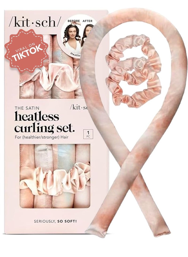 MIXDE Heatless Curling Set - Overnight Hair Curlers to Sleep in, Heatless Curls, Heatless Hair Curler Overnight Curls, Heatless Curling Rod Headband  - Image 2