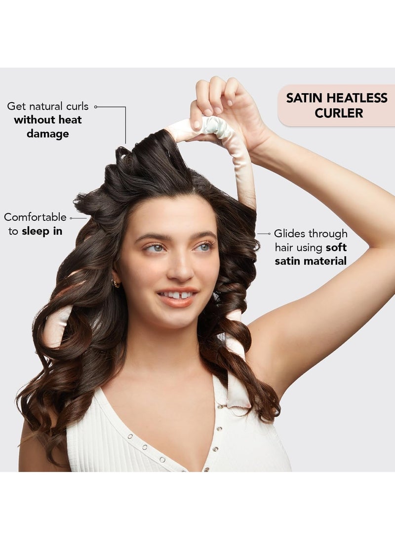MIXDE Heatless Curling Set - Overnight Hair Curlers to Sleep in, Heatless Curls, Heatless Hair Curler Overnight Curls, Heatless Curling Rod Headband  - Image 4