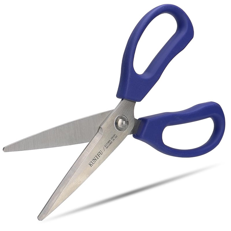 KUNIFU مقص مطبخ كوني فوا لجميع الأغراض مقصات مطبخ ثقيلة قابلة للفصل أدوات أدوات زرقاء