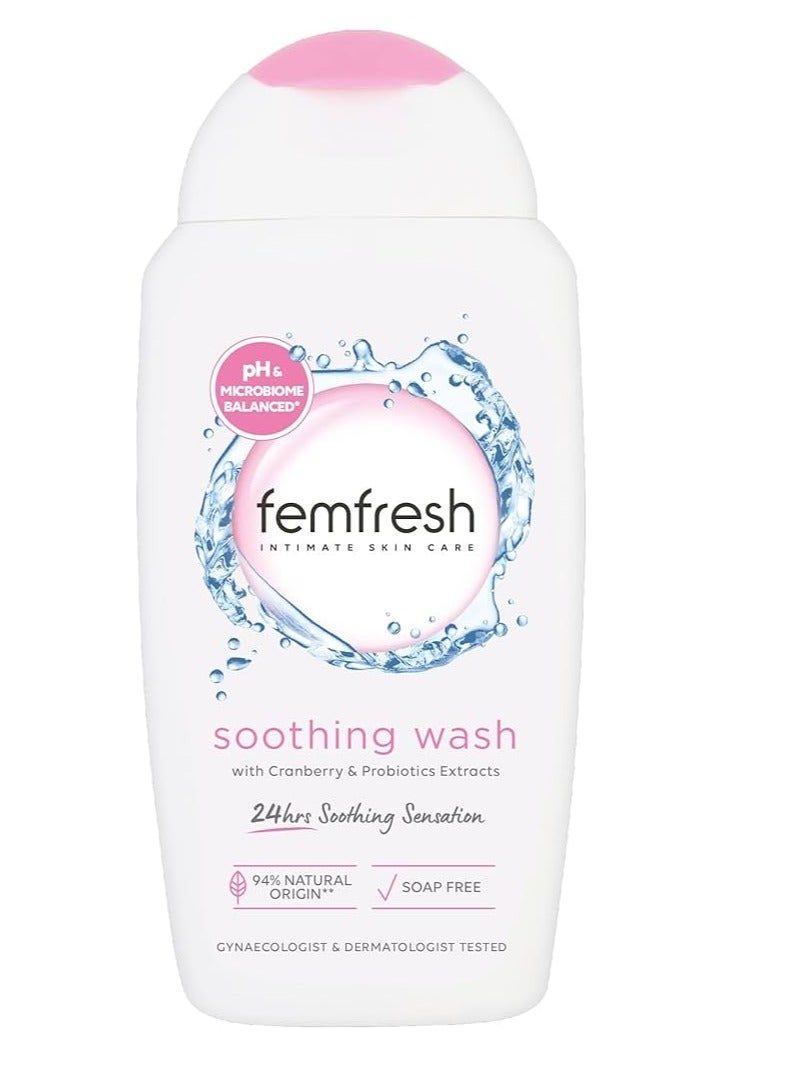 Femfresh Soothing Wash With Cranberry & Probiotics Extracts  250 Ml