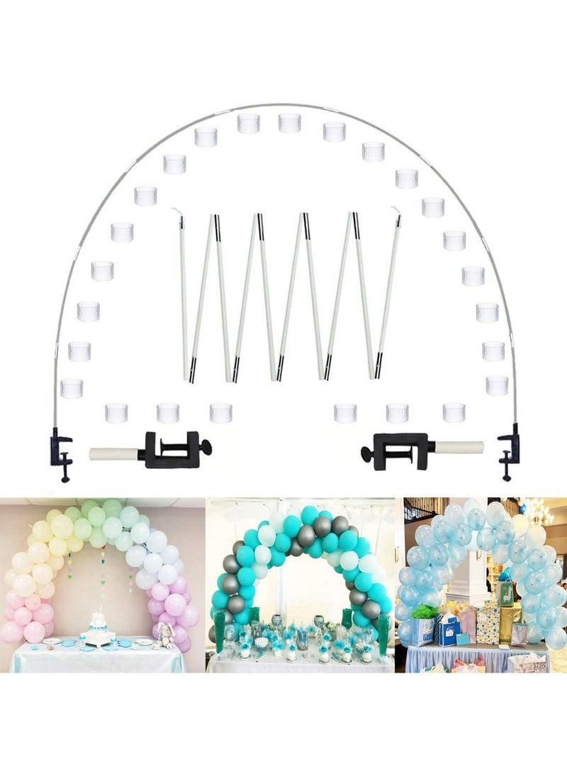 Table Balloon Arch Kit for Different Table Sizes Party Backdrop Decoration Tool for Birthday Wedding Graduation Baby Shower Bachelor  - Image 1