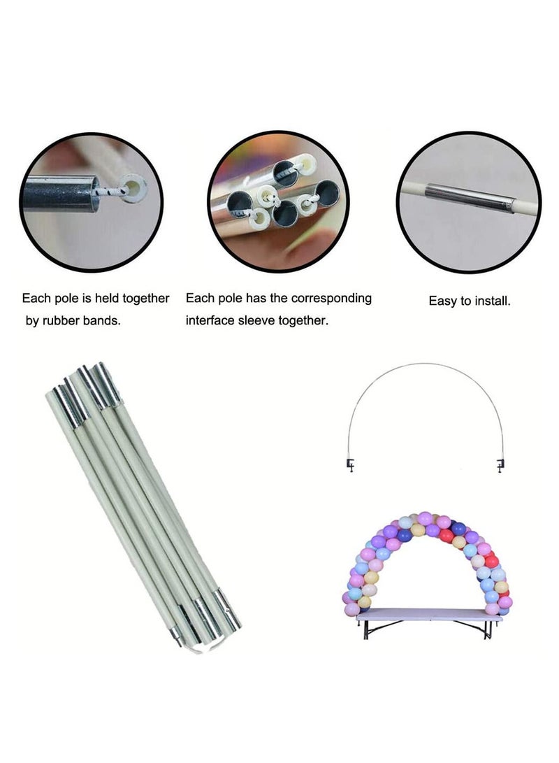 Table Balloon Arch Kit for Different Table Sizes Party Backdrop Decoration Tool for Birthday Wedding Graduation Baby Shower Bachelor  - Image 3