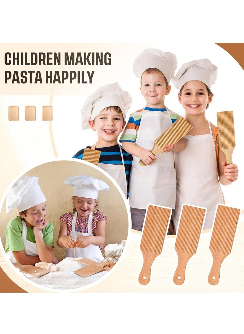 Oasisgalore 3-Pack Gnocchi Boards & Wooden Butter Rollers, 9.1x2.8" Pasta Making Set for Home & Kitchen  - Image 4