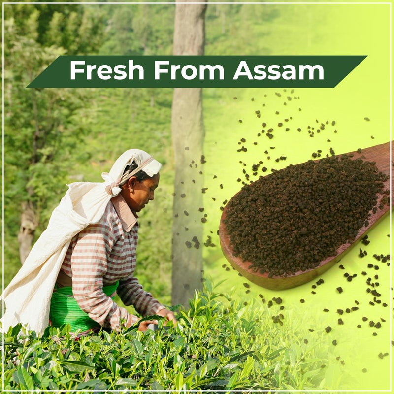 Pansari Masala Chai | 250g Pure Assam Tea with Original Cardamom, Ginger, Cloves, Black Pepper, Cinnamon, Piper Longum & Nutmeg | Premium Masala Tea Chaipatti for Bold, Spicy Chai Masala, Tea Masala (250gm) - Image 4