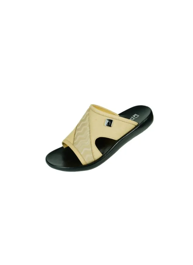 barjeel uno 008-3561 Barjeel Mens Arabic Sandals 63122 Beige