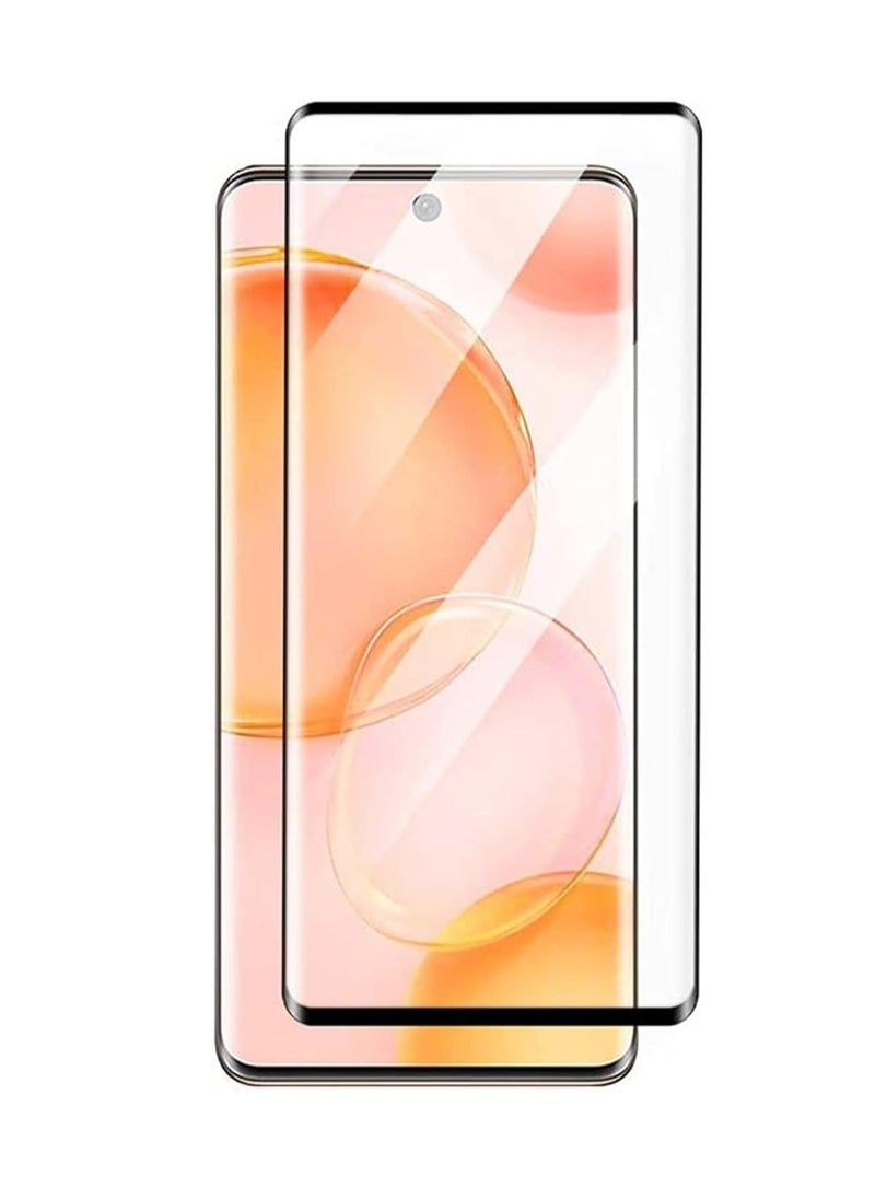 Screen Protector for Honor X9C 5G, Tempered Glass Screen Saver Premium HD Protective, Scratch Resistant, NO-Bubble, 9H Hardness, Full Coverage Film black