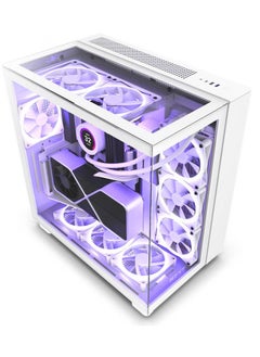 NZXT NZXT H9 Elite Dual-Chamber ATX Mid-Tower PC Case , White | CM-H91EW-01  - Image 1