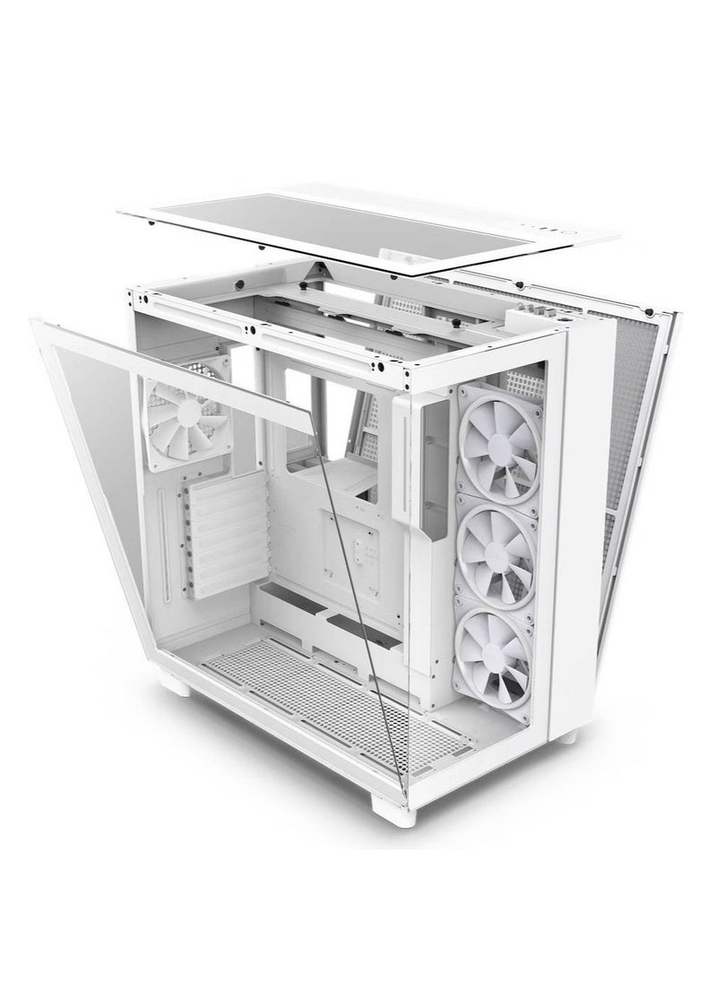 NZXT NZXT H9 Elite Dual-Chamber ATX Mid-Tower PC Case , White | CM-H91EW-01  - Image 3