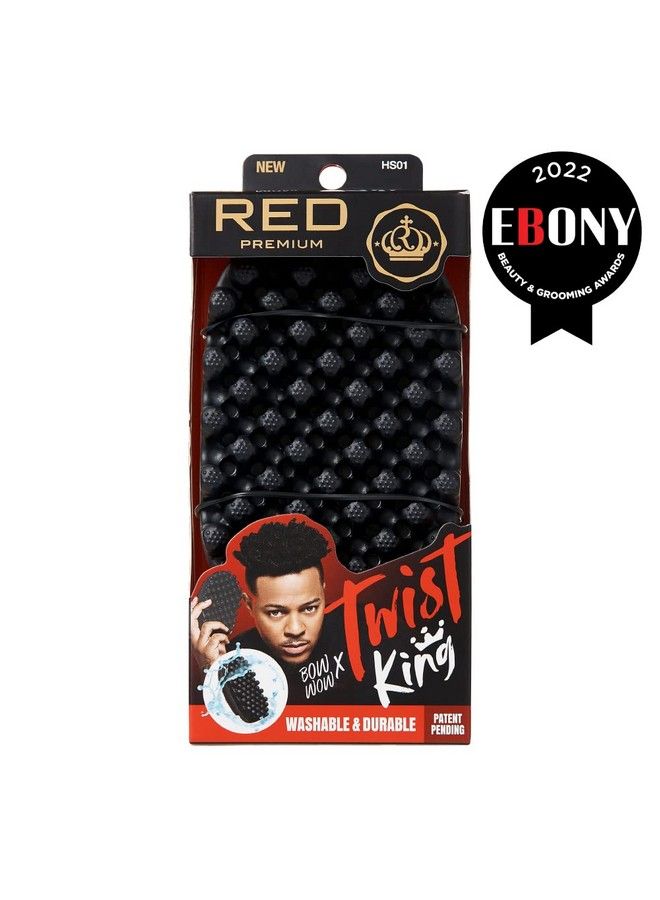 Red by Kiss Bow Wow X Twist King Luxury Twist Styler Washable And Durable Twist Brush For Afro Curl - Image 3