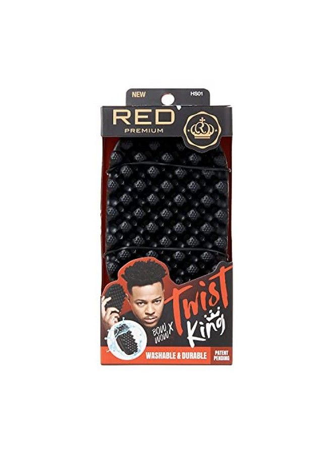 Red by Kiss Bow Wow X Twist King Luxury Twist Styler Washable And Durable Twist Brush For Afro Curl - Image 1