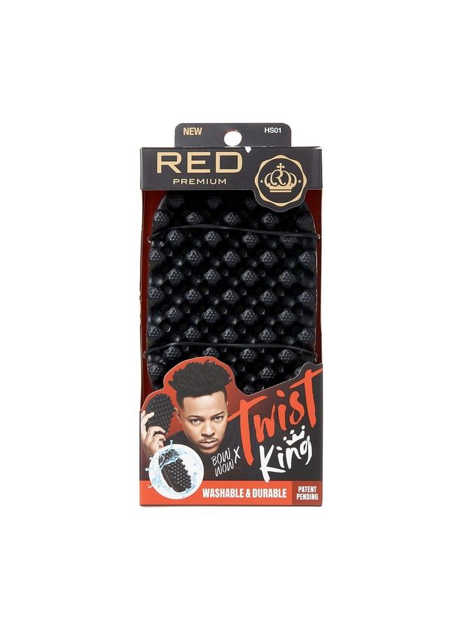 Red by Kiss Bow Wow X Twist King Luxury Twist Styler Washable And Durable Twist Brush For Afro Curl - Image 2