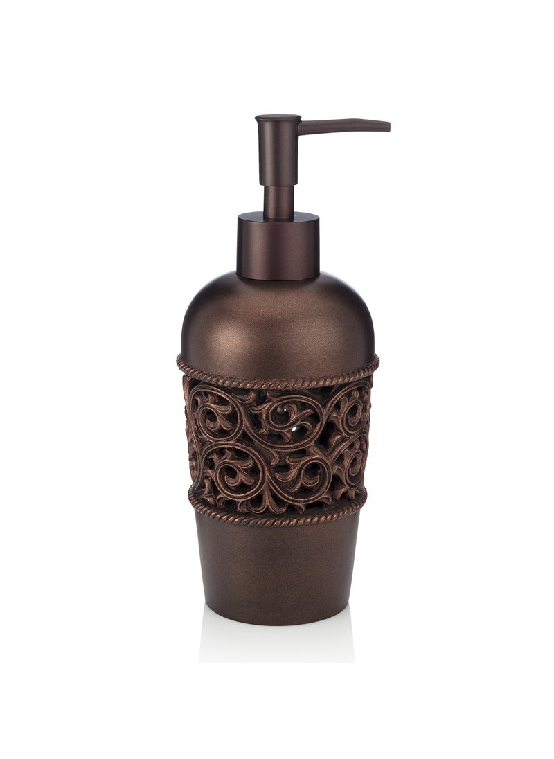 Essentra Home Essentra Home Bronze Liquid Soap Dispenser for Bathroom Bedroom or Kitchen Also Great for Hand Lotion and Essential Oils 
