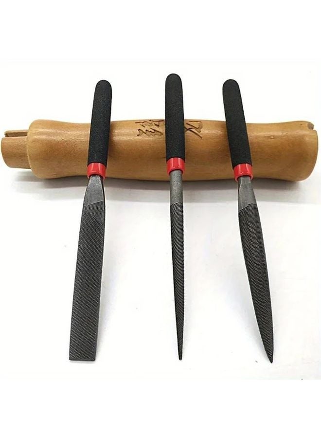 3 قطع مجموعة مبارد فولاذية صغيرة لمجوهرات تلميع المعادن والزجاج ونحت الخشب - Image 3