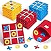 JoyCat 48 Pack Tic Tac Toe Party Favors for Kids Felt Travel Board Games with Storage Pouch Classroom Prizes Goodie Bag Stuffers Birthday Gifts for StudentsClassic - Image 3