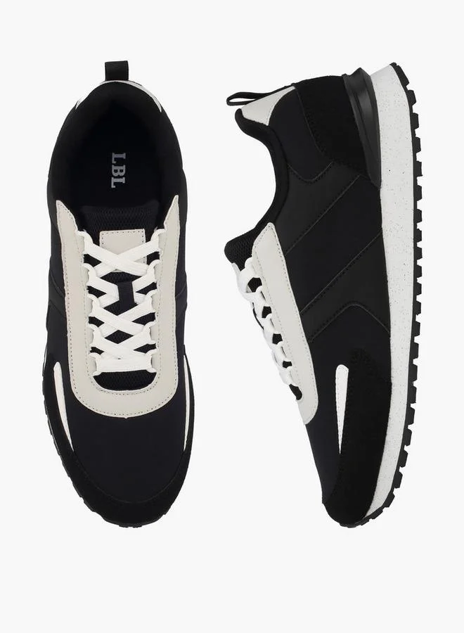 ال بي ال من شو اكسبرس Men Textured Lace-Up Ankle Sneakers
