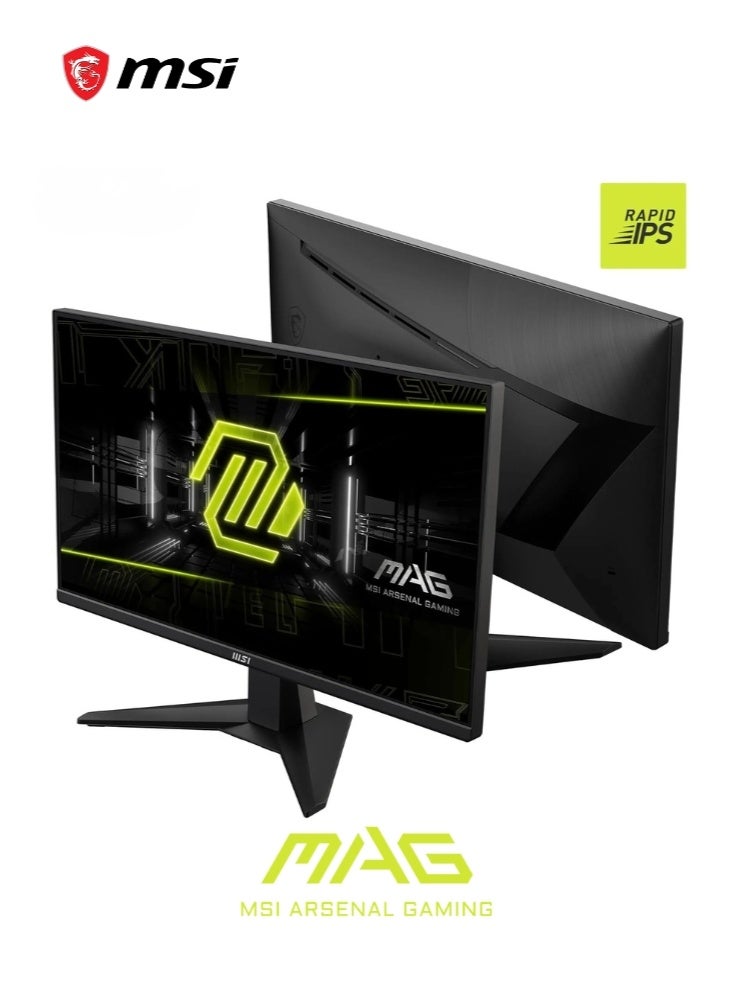 MSI MAG 255F E20 | 24.5-Inch FHD 1920x1080 Gaming Monitor | 200Hz | HDR Ready, AMD FreeSync Premium, Eye Care, AI Vision | HDMI 2.0b, DP 1.2a, Frame-Less, Tilt Adjustable, Vesa Mount | Black - Image 2