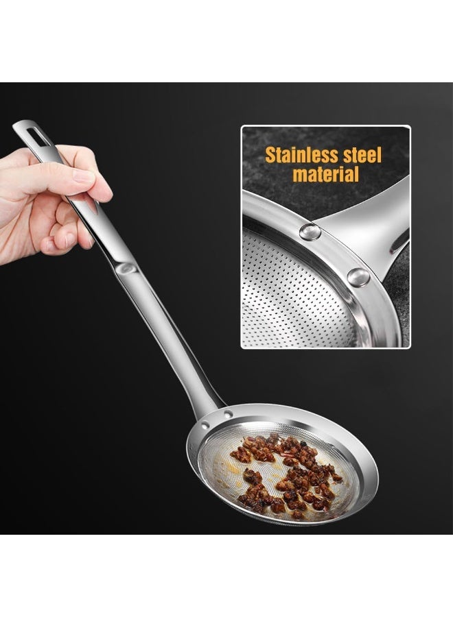 Arabest Fine Mesh Stainless Steel Colander, 2025 New Fine Mesh Strainer for Cooking Oil Strainer Skimmer Spoon Food Strainer Kitchen Gadgets (Small) - Image 5