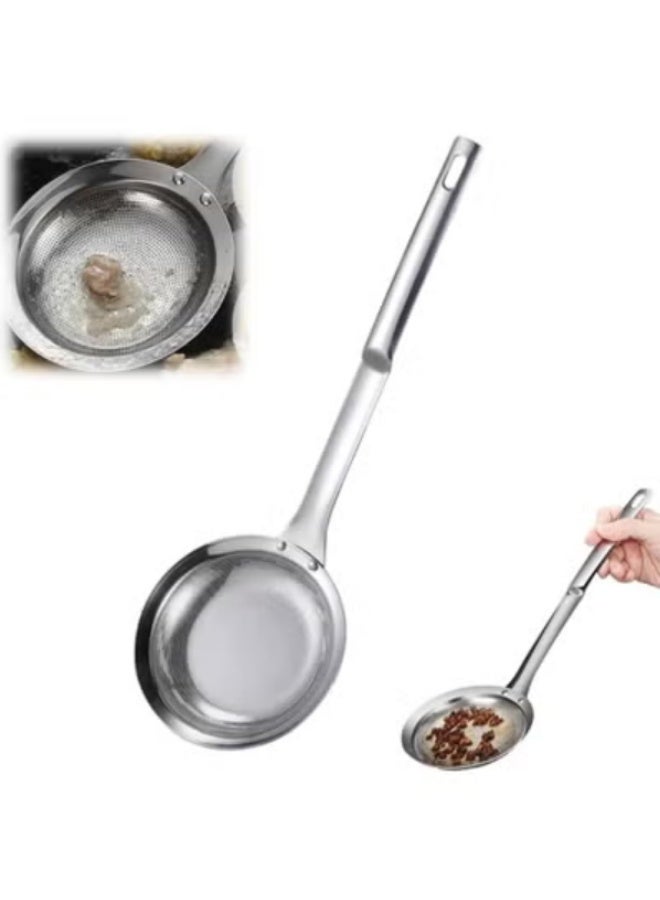 Arabest Fine Mesh Stainless Steel Colander, 2025 New Fine Mesh Strainer for Cooking Oil Strainer Skimmer Spoon Food Strainer Kitchen Gadgets (Small) - Image 1