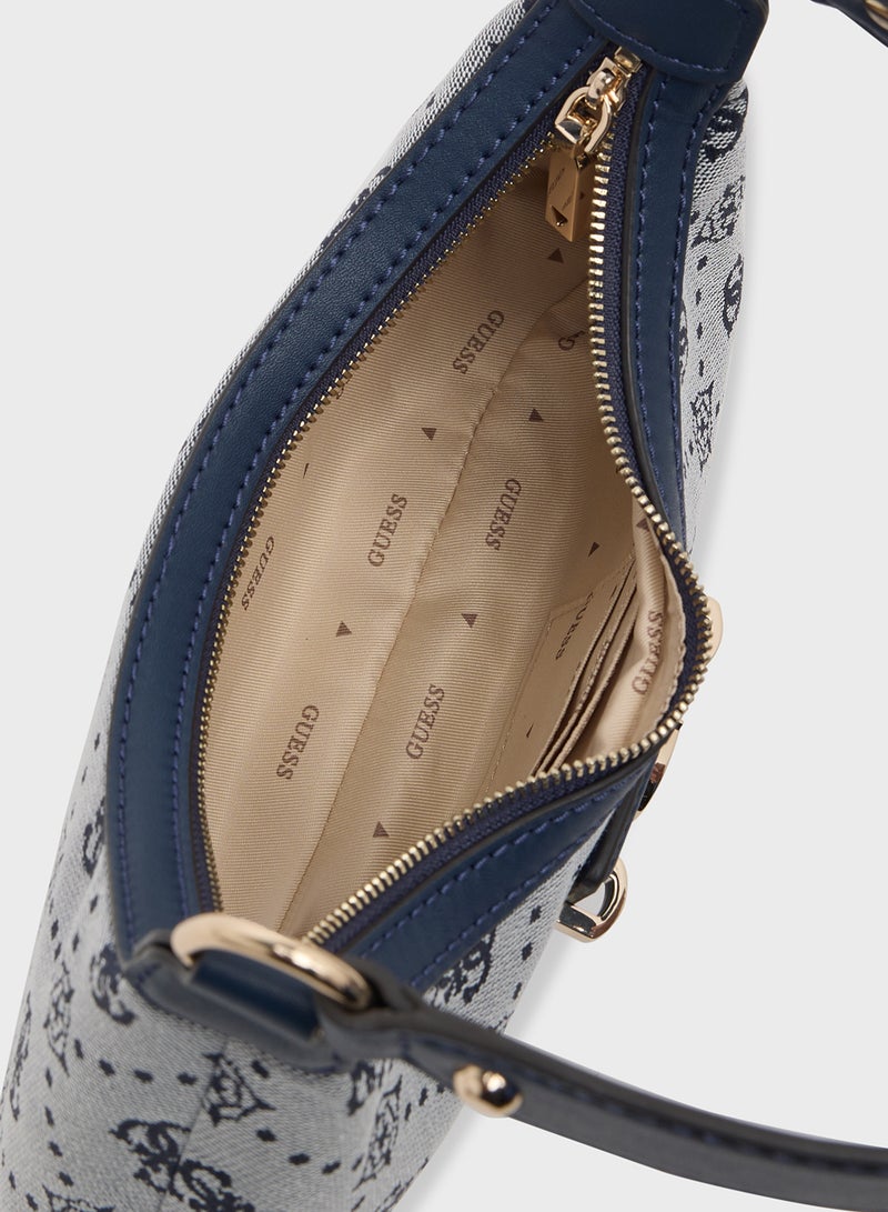 GUESS Neda Top Zip Shoulder Bag - Image 5