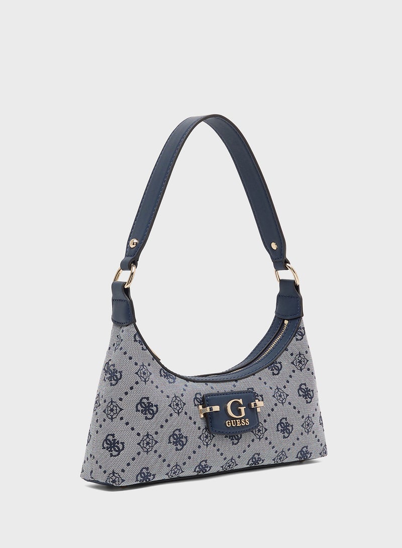 GUESS Neda Top Zip Shoulder Bag  - Image 3