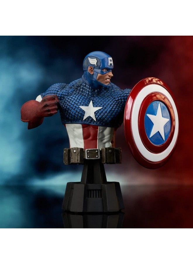 DIAMOND SELECT TOYS Marvel Comics: Captain America 1:7 Scale Resin Bust  - Image 4