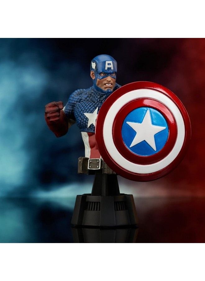 DIAMOND SELECT TOYS Marvel Comics: Captain America 1:7 Scale Resin Bust  - Image 3