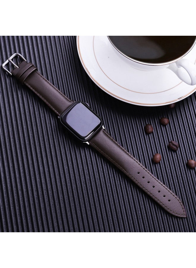 Suitable For Apple Watch Business Head Layer Cowhide Pin Buckle Iwatch Strap Apple Watch Belt - Image 2